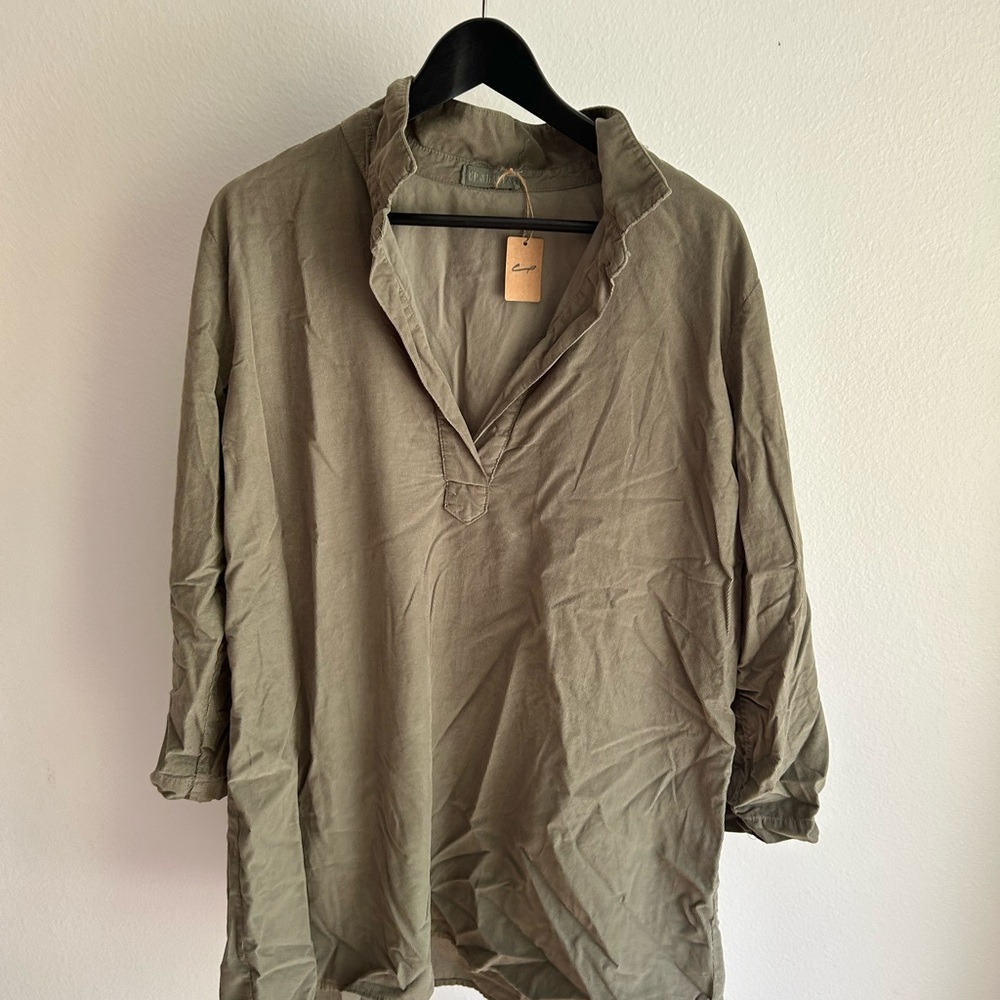 CP Shades Olive Green Tunic. Kendall in M.